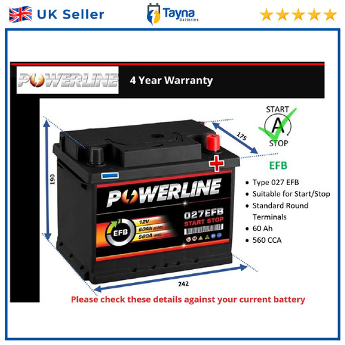 Efb battery fits fox - battery,
