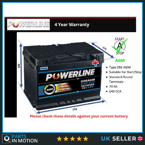 Agm car battery - car, bmw