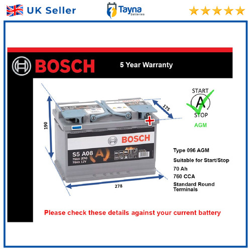 Agm car battery - agm, kuga