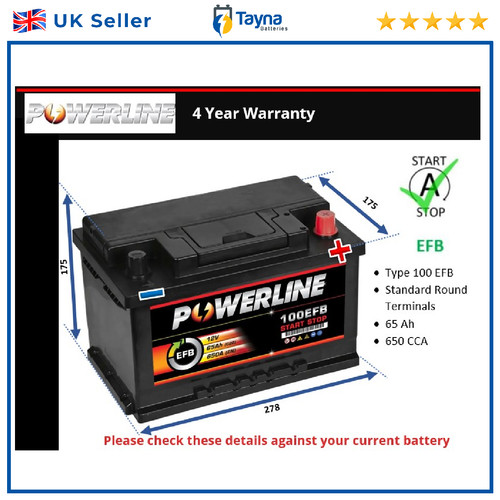 Efb battery fits ford focus - fits,