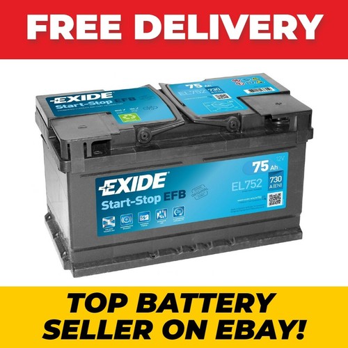 Exide el752 110 efb stop - el752,